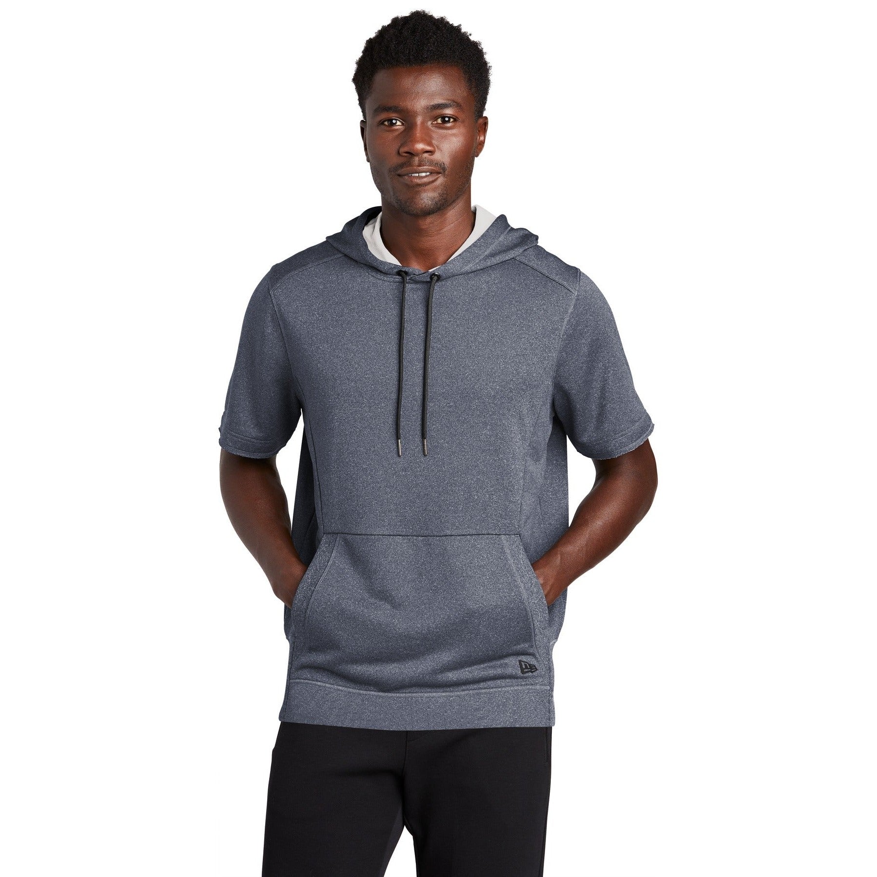 New Era-New Era ® Performance Terry Short Sleeve Hoodie NEA533-MedTech-3
